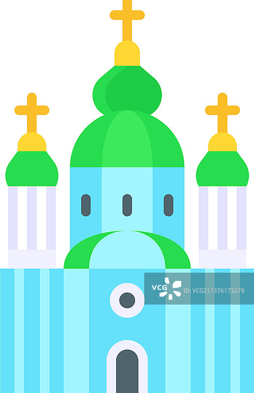 乌克兰圣米迦勒金顶修道院图标图片素材