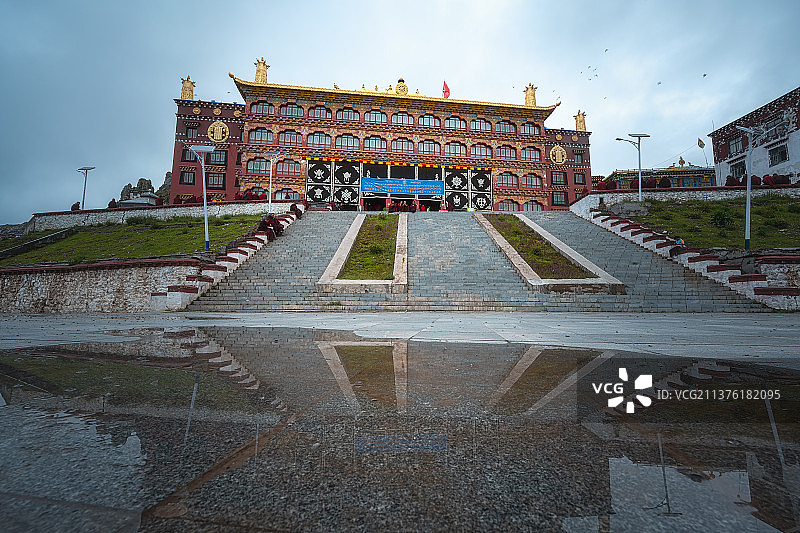 西藏孜珠寺风光图片素材