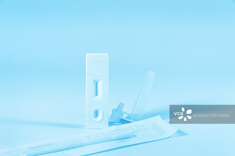 新型冠状病毒（2019-nCoV）抗原检测卡，自测新冠病毒图片素材