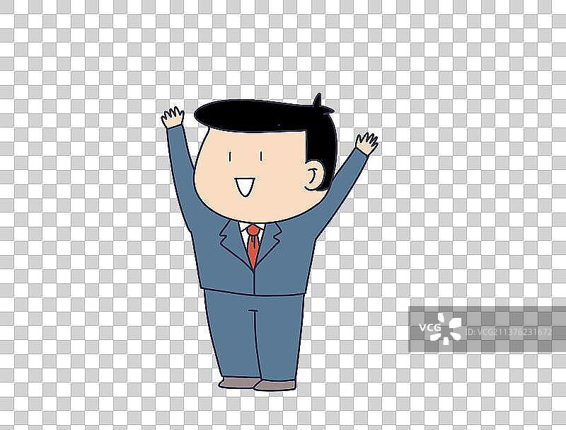 元素：欢呼的人物图片素材