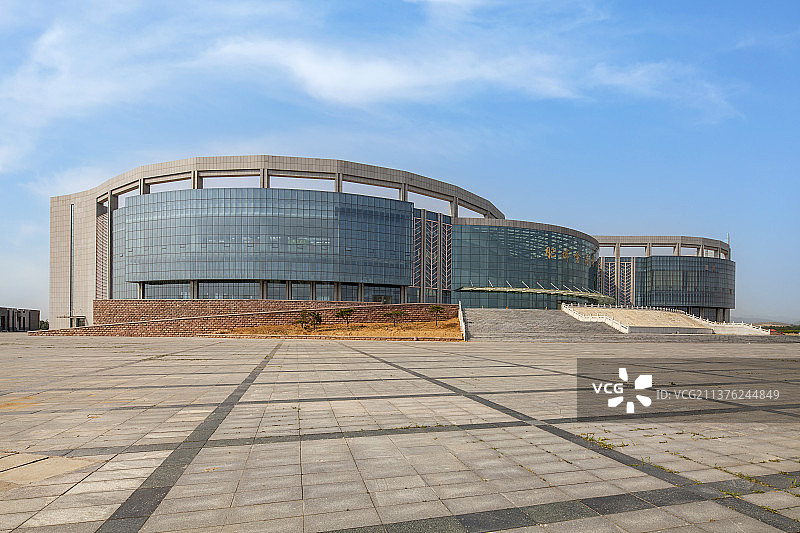 中国山东泰安市肥城会展中心图片素材
