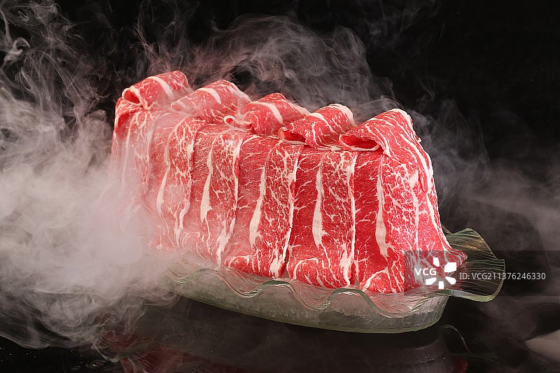 雪花肥牛图片素材