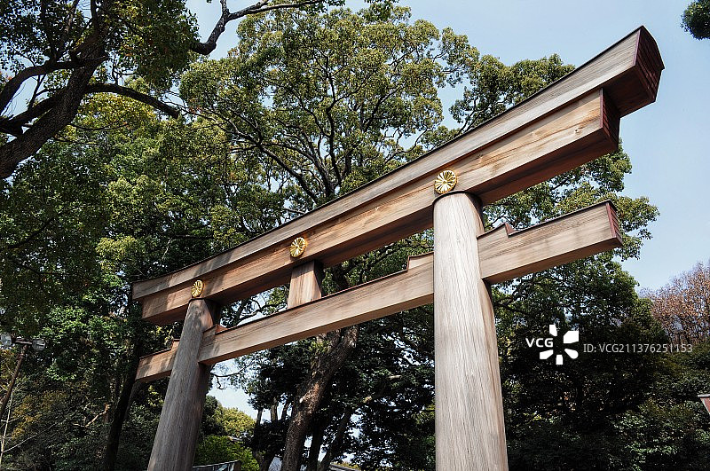 日本东京明治神宫图片素材