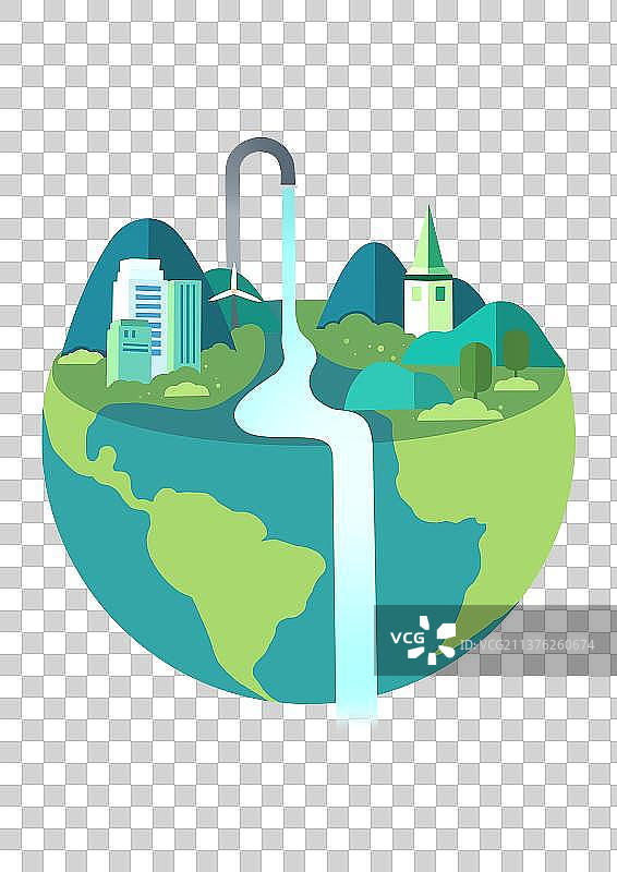 地球水资源图片素材