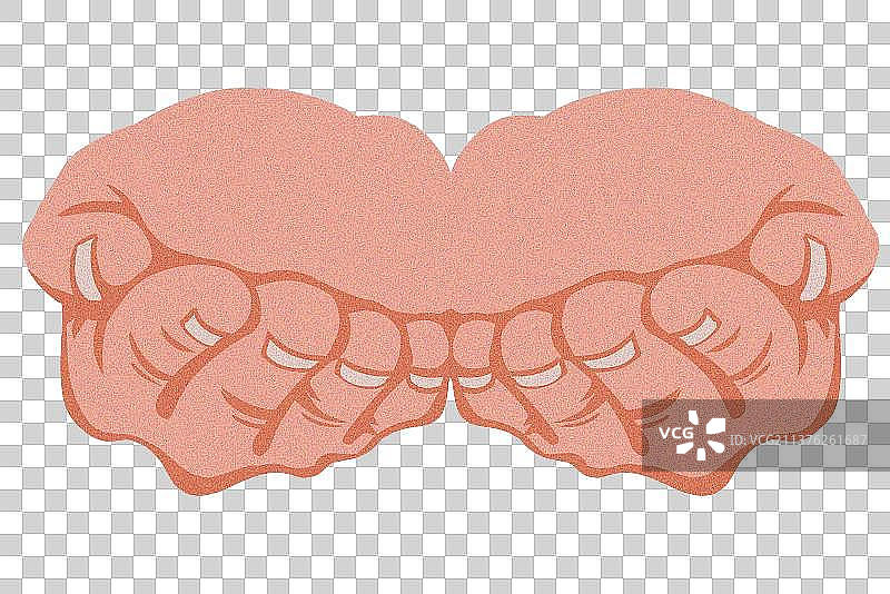 手捧动作图片素材
