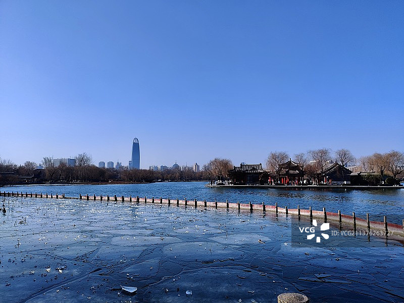 大明湖图片素材