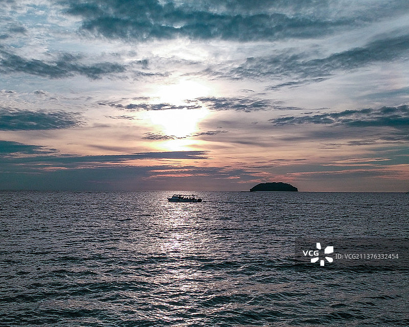 亚庇日落图片素材