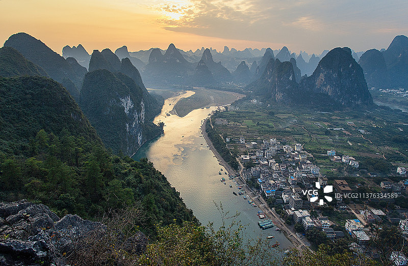 阳朔漓江风景图片素材