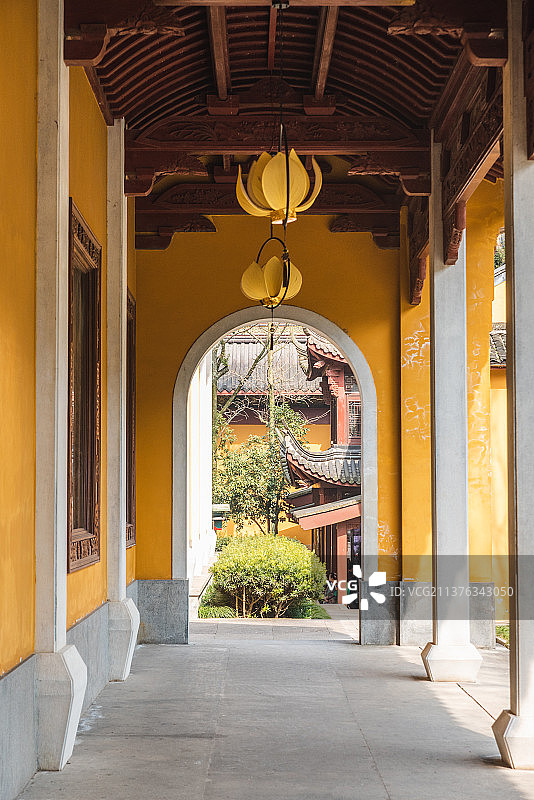 中国浙江省杭州市灵隐寺图片素材