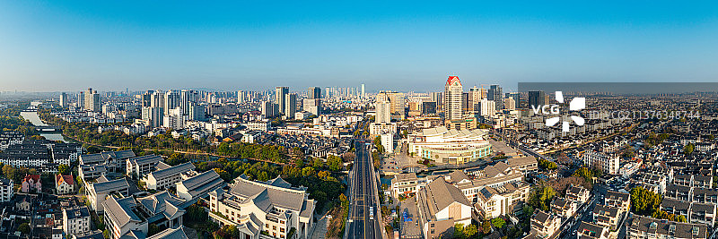 苏州市姑苏区石路商圈全景图片素材