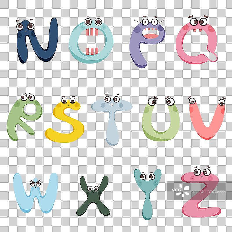 字母设计N-Z图片素材