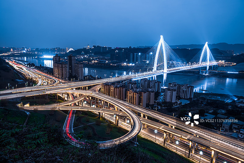 宜宾盐坪坝大桥图片素材