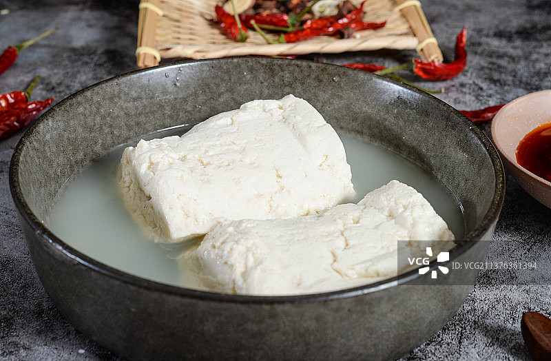 石磨豆花图片素材