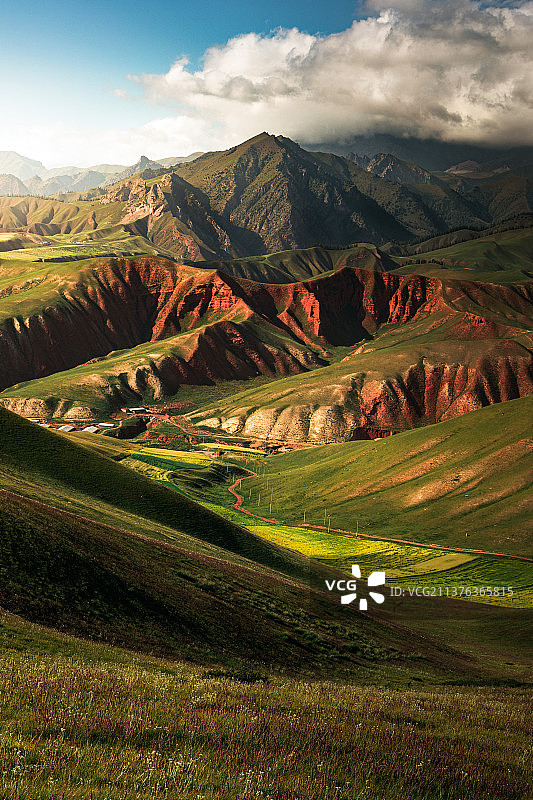 青海祁连卓尔山图片素材