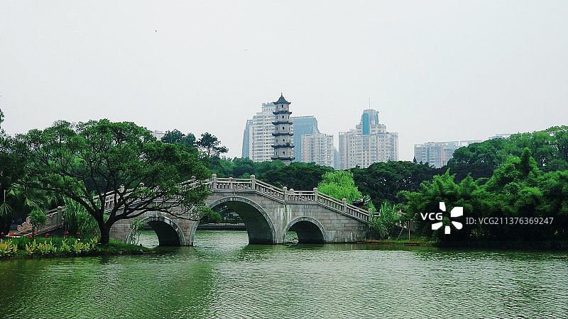 江心屿-鲚桥图片素材