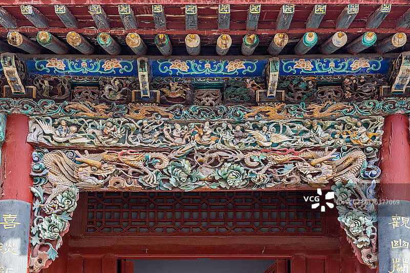 中国河南开封山陕甘会馆风光图片素材