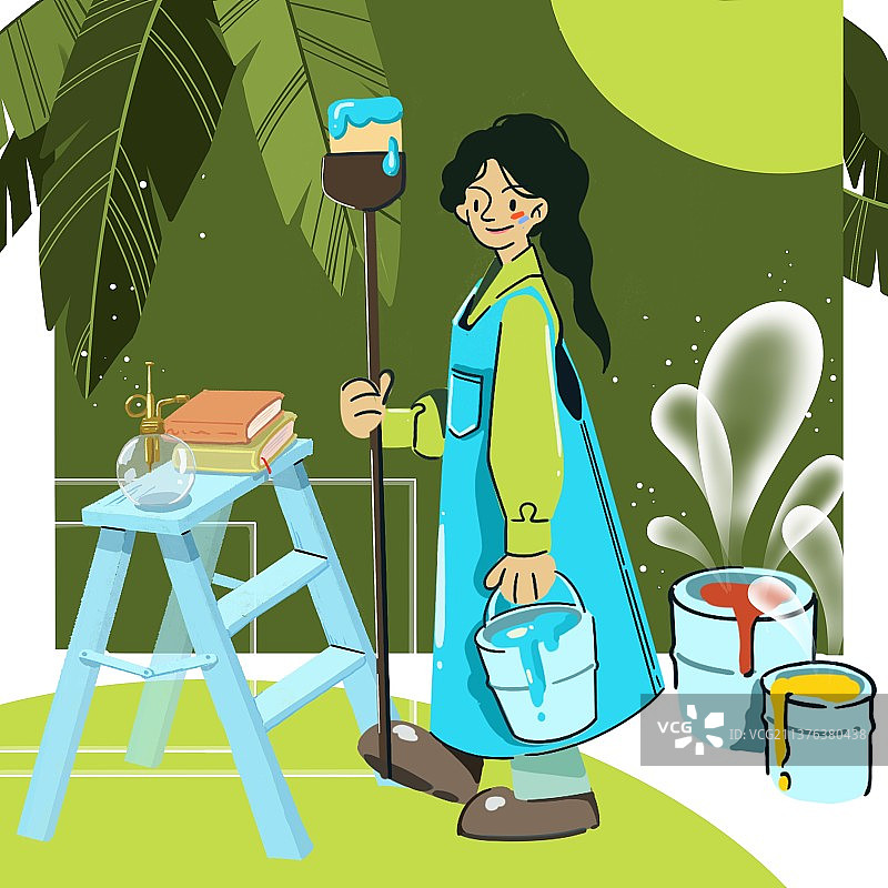 小画家画像图片素材