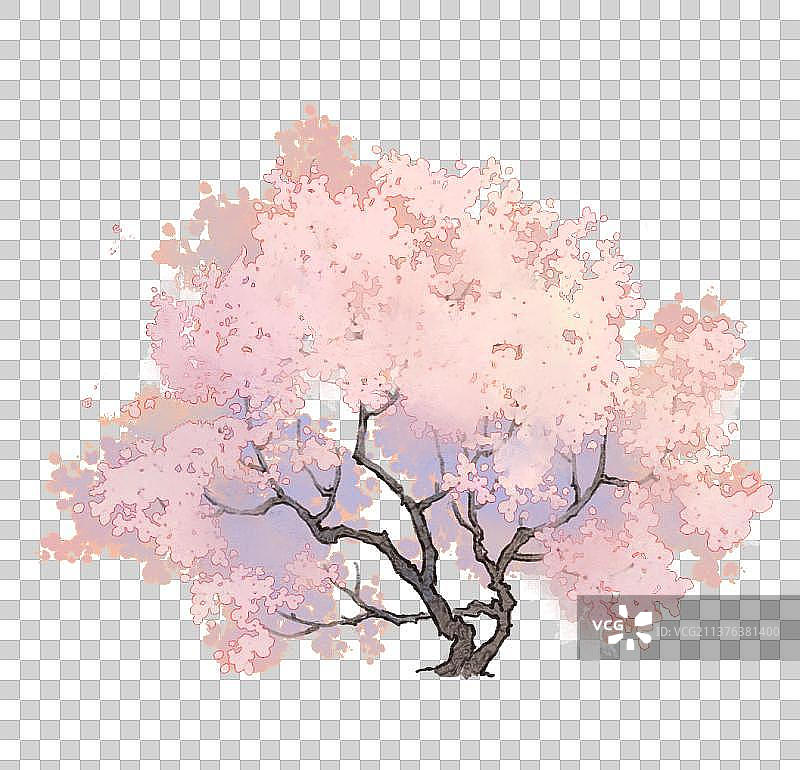 植物素材桃花图片素材