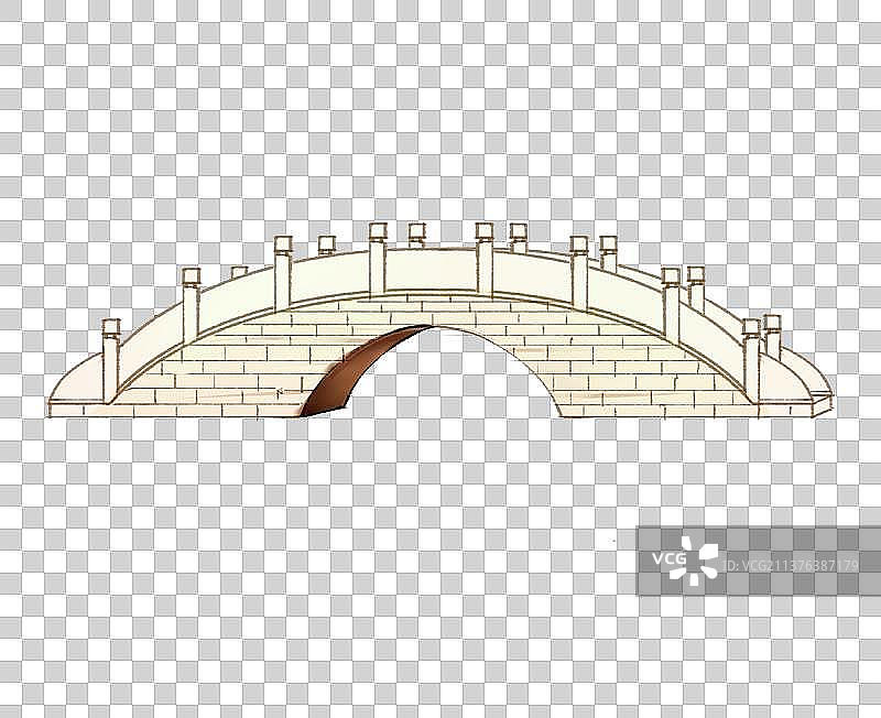 古风建筑素材桥图片素材
