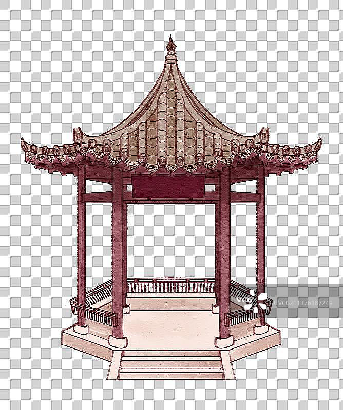 古风建筑素材亭子图片素材