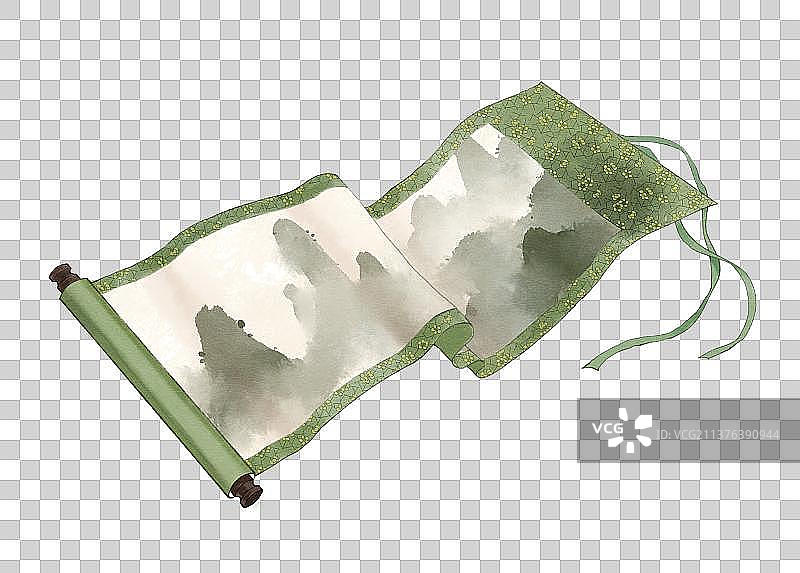 古风素材画卷图片素材