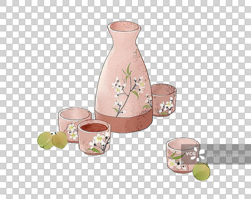 古风素材酒壶图片素材