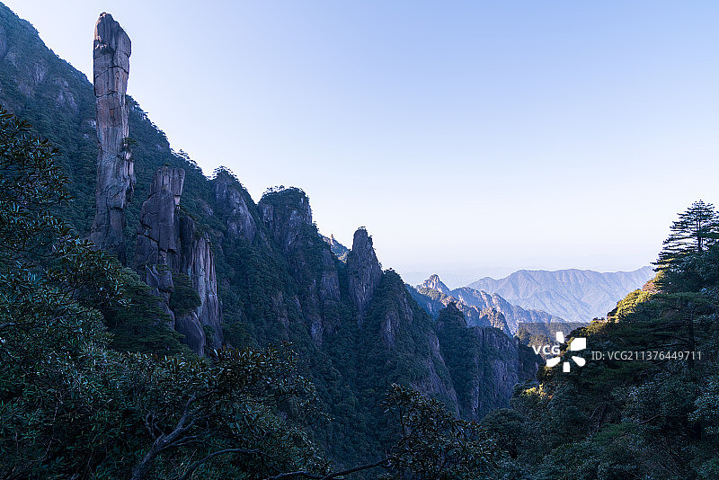 江西上饶三清山南清园景区风光图片素材