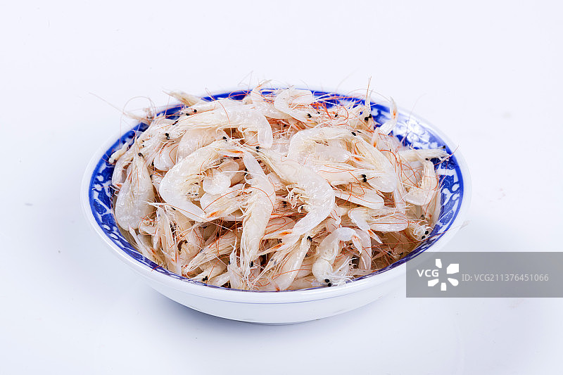 一盘虾皮特写图片素材