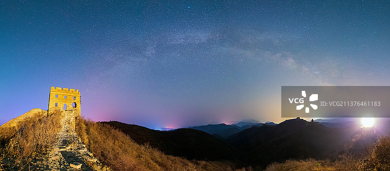 北京密云古北口蟠龙山长城图片素材