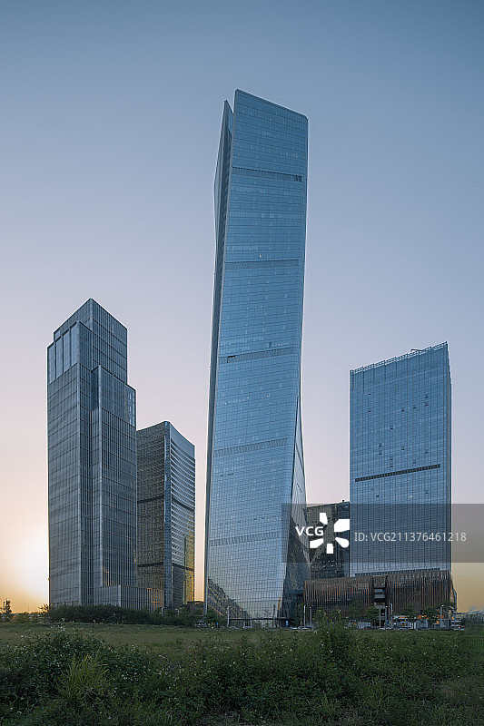 深圳前海中心地标世贸前海中心大厦顺丰总部大厦香江金融中心图片素材