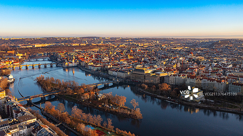 布拉格的早晨图片素材