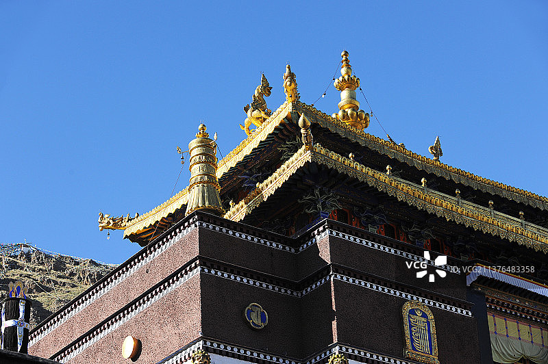 西藏，日喀则，扎什伦布寺图片素材