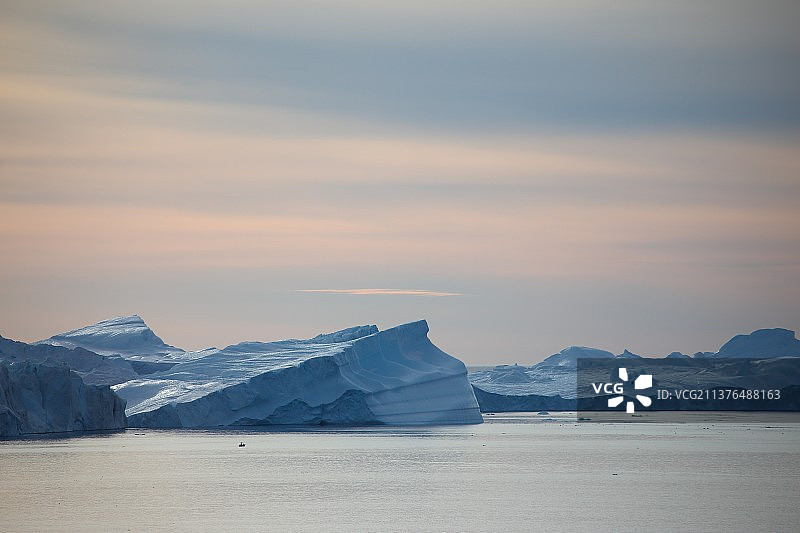 北极圈格陵兰冰雪世界丹麦寒带冰山冰雪旅游世界尽头北美北欧图片素材