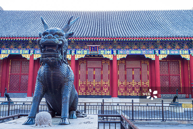 颐和园仁寿殿图片素材