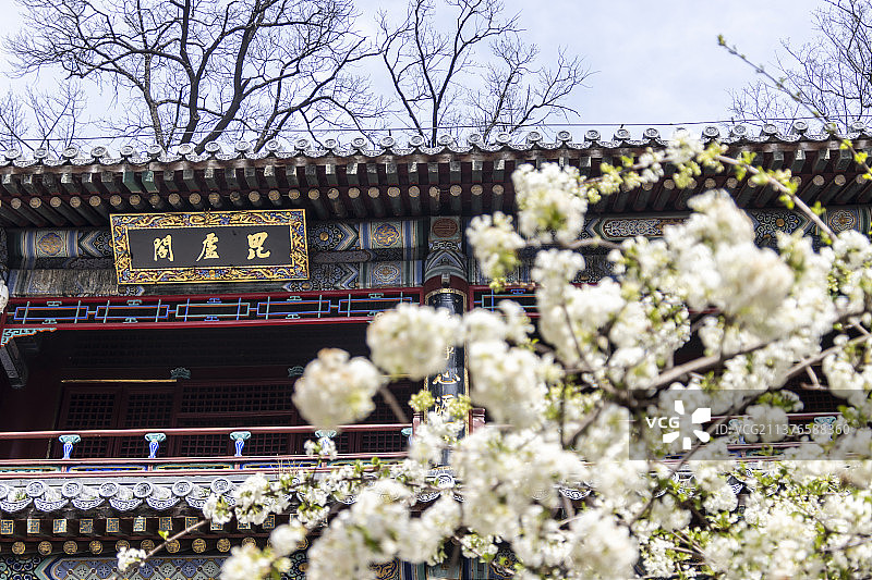 北京潭柘寺：毗卢阁图片素材