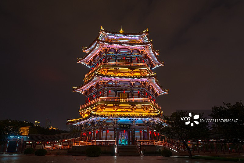 芙蓉园 仕女馆图片素材