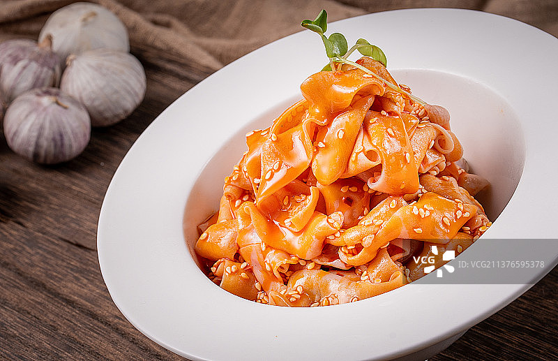 拌凉皮图片素材