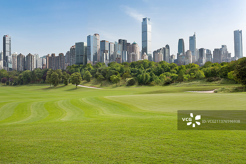 重庆城市风景与公园环境图片素材