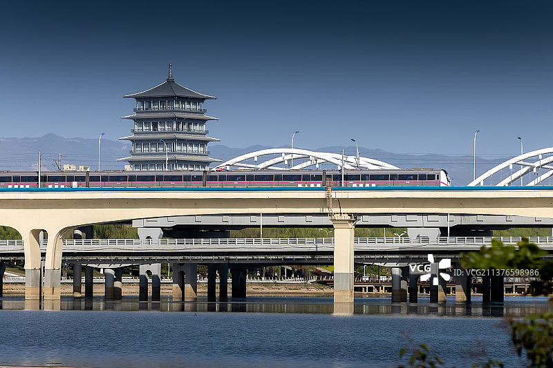 西安地铁3号线图片素材