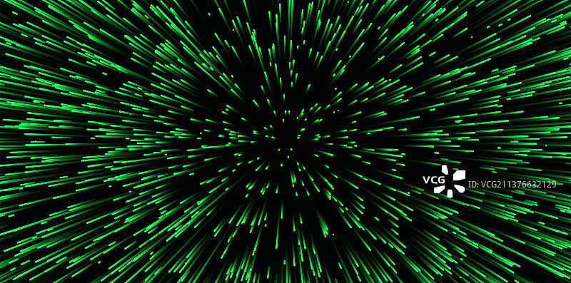 绿色放射线条背景图片素材