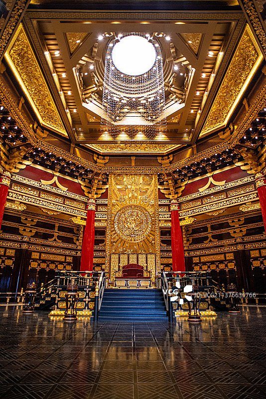 洛阳明堂天堂景区实拍图片素材