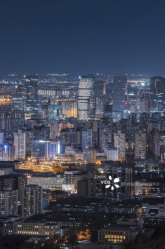 远眺丽泽商务区图片素材