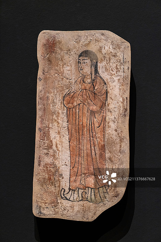 柏林亚洲艺术博物馆藏新疆库车地区石窟壁画图片素材