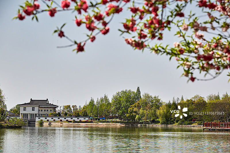 芜湖市湾沚区东湖公园图片素材