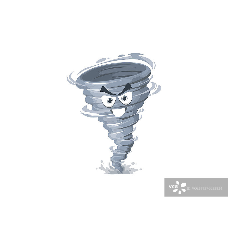 卡通龙卷风角色图片素材