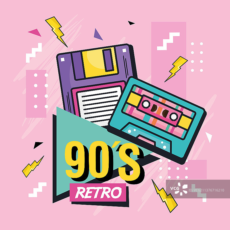 软盘和磁带补丁图片素材