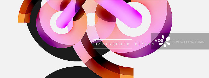 圆形、圆形和其他几何形状图片素材