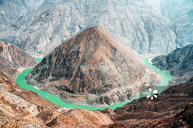 金沙江Ω大湾图片素材