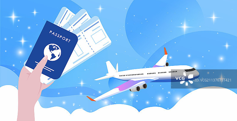 购买飞机票去旅游图片素材