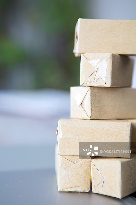 电脑键盘上的模拟货物图片素材